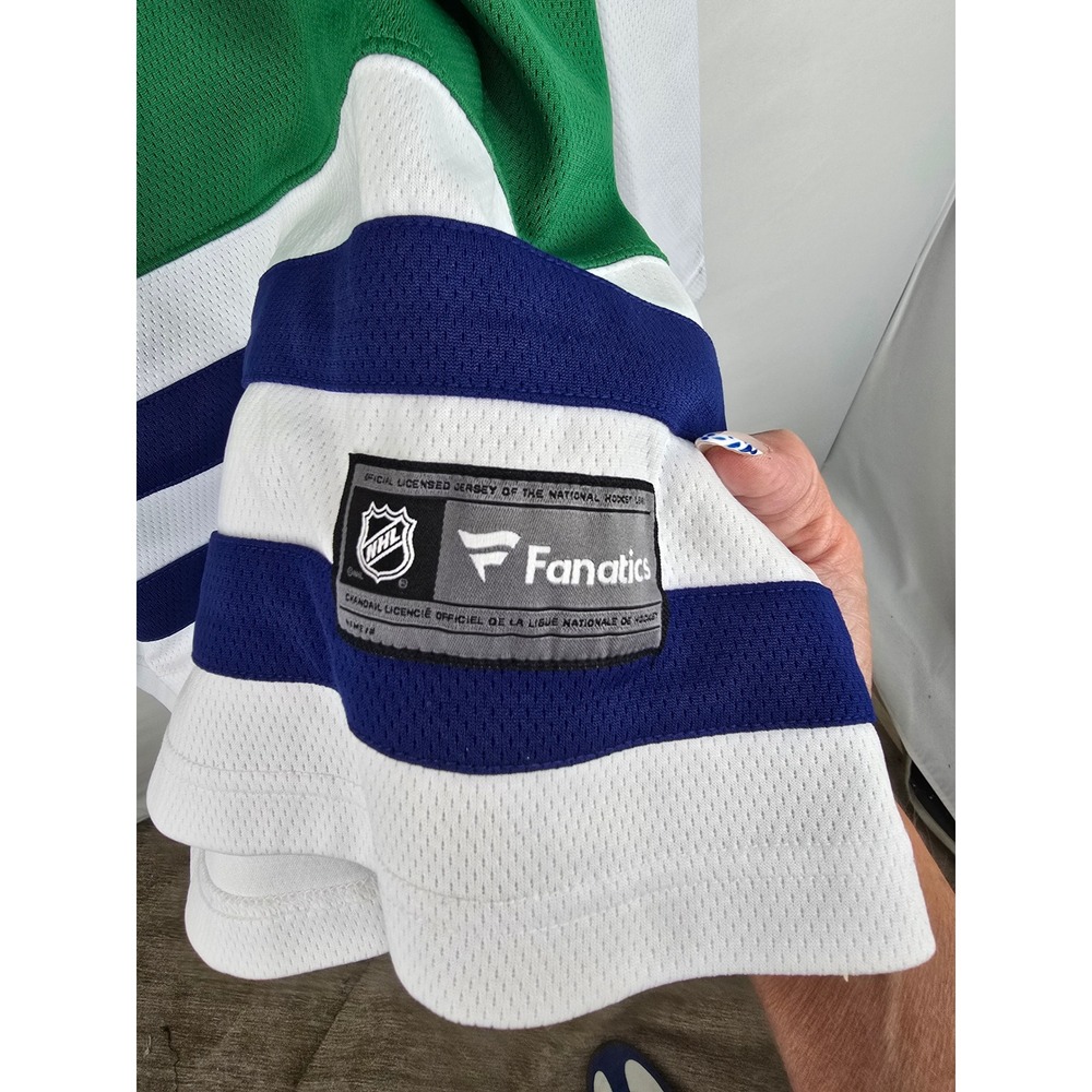 Fanatics‎ Hartford Whalers NHL Breakaway Hockey Jersey Green Mens 3XL Retro Logo - Picture 2 of 5